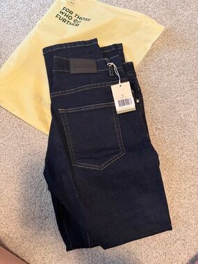Dante Slim Straight Men's Jeans in Dark Blue